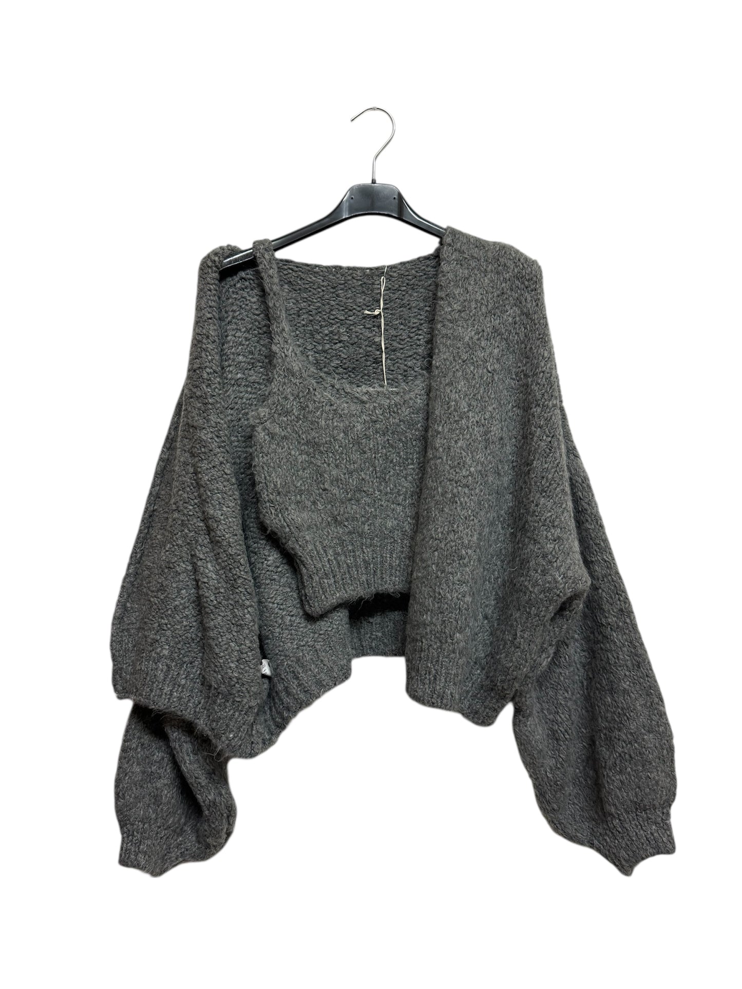 Cardigan + top
