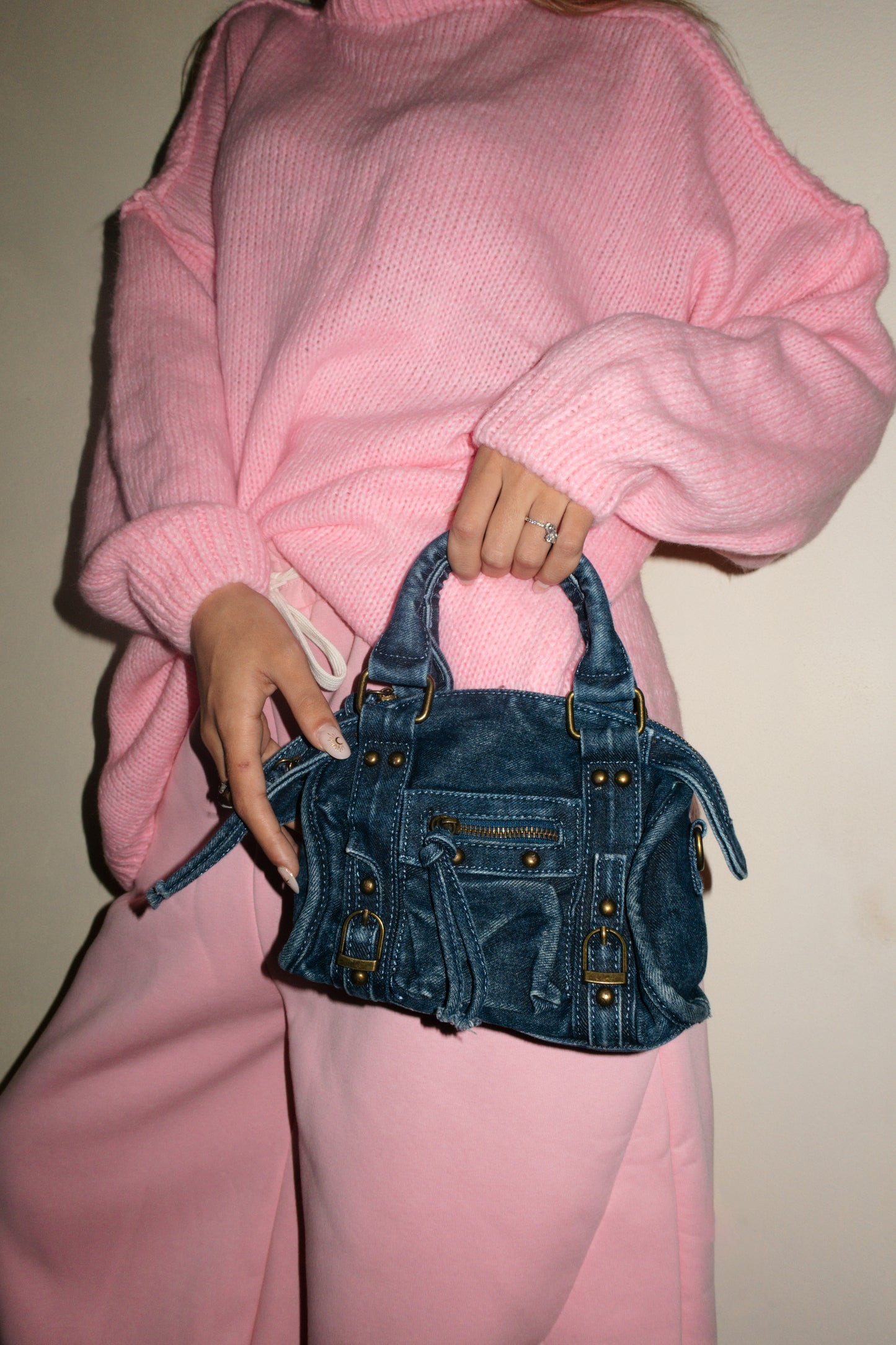City bag in jeans